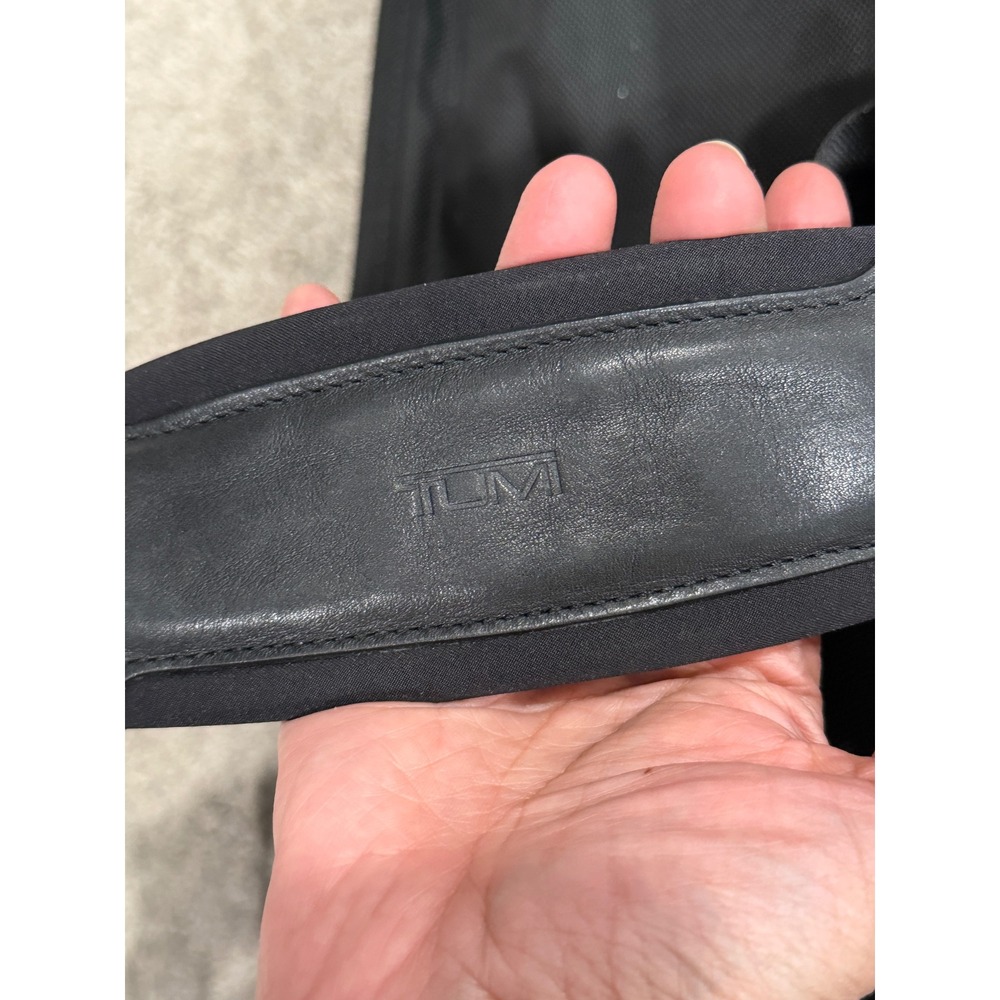 Tumi Black Ballistic Nylon Wheeled Briefcase Laptop Bag Travel Carry On - Picture 7 of 11